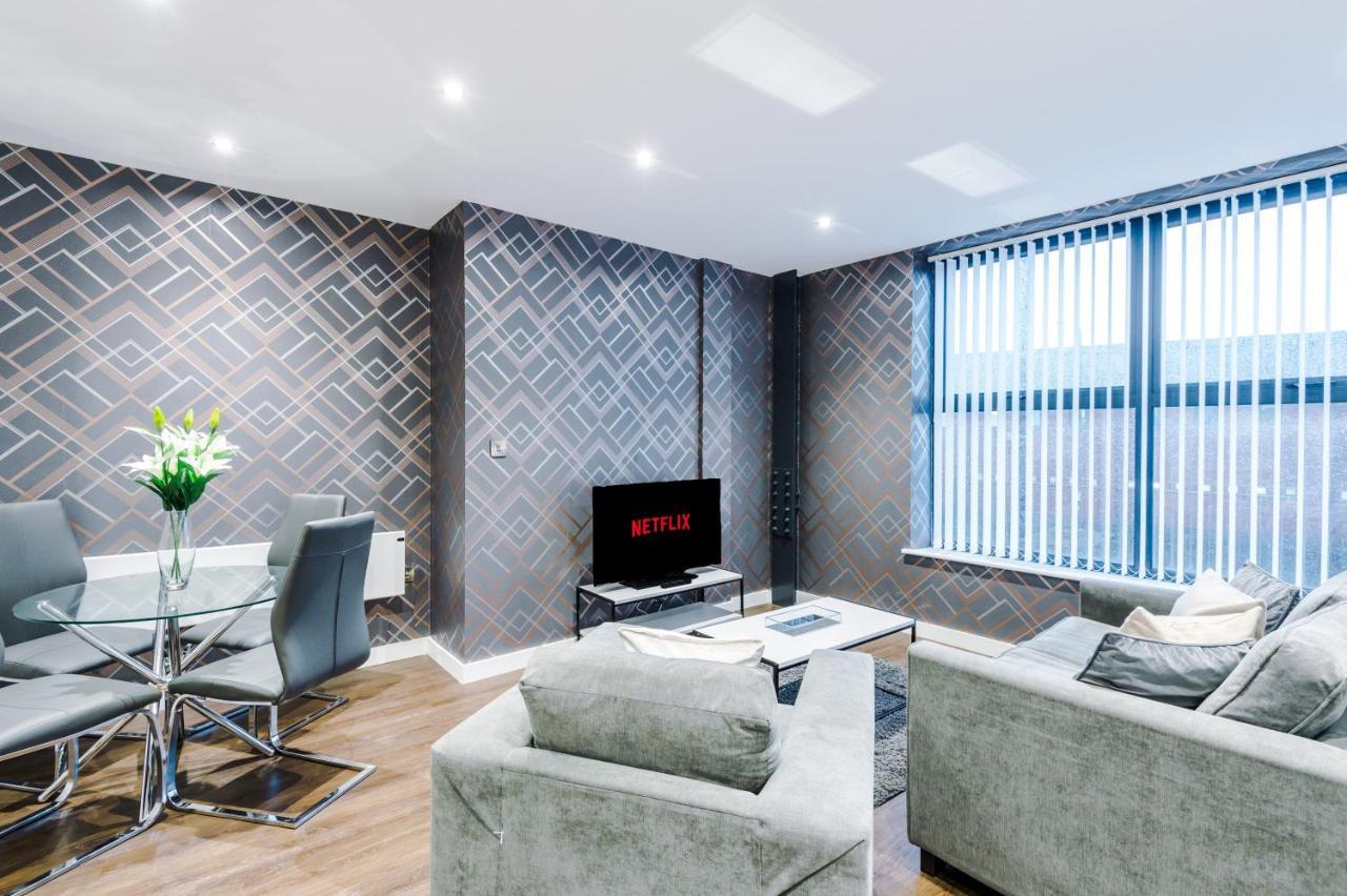 The Popworks 2 Bedroom Apartment - Mcr Dens Manchester Bagian luar foto