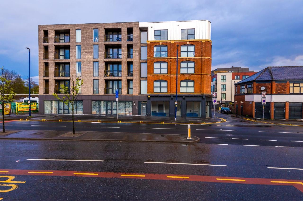 The Popworks 2 Bedroom Apartment - Mcr Dens Manchester Bagian luar foto